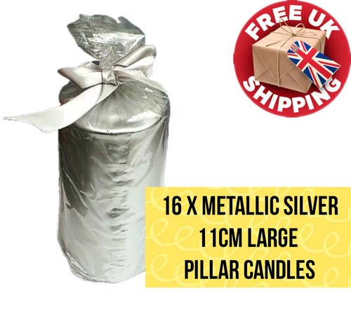 Silver metallic pillar - 16,