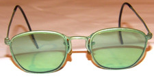 VTG AO AMERICAN OPTICAL AVIATOR/PILOT MILITARY SUNGLASSES~GLASS LENS 48□20 6 1/2