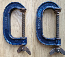 Record 4" G Clamps x2 | Pair