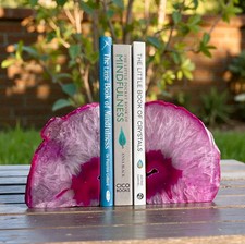 Pink Agate & Quartz Geode