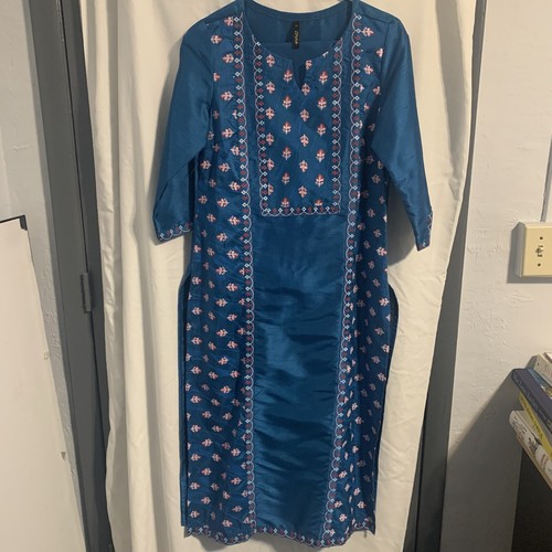 Blue churidar salwar kameez - blue,