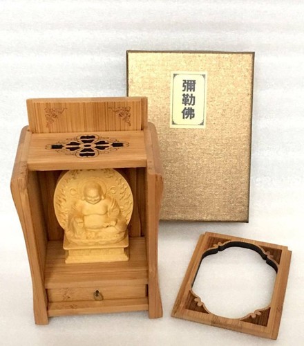 Miroku bodhisattva boxwood - miroku,