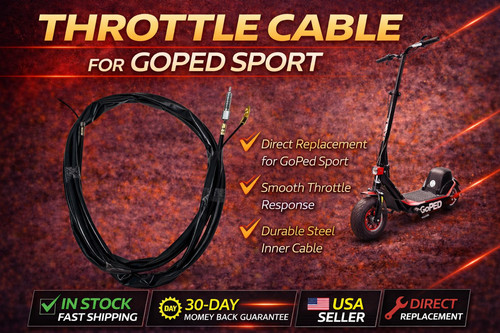 Throttle cable for - throttle, goped