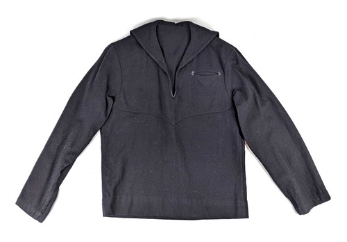 Vintage 1940s navy wool - 1940s,