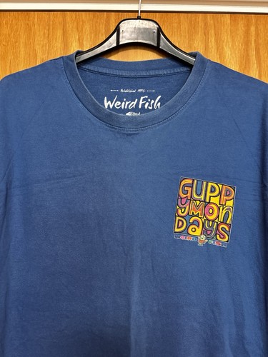 Weird fish guppy mondays blue - mondays,
