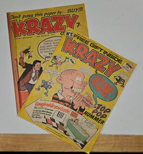 Krazy comic - Issue #3 (30 Oct 1976) and Issue #?? from 12 Mar 1977