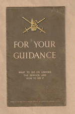 DEMOB BOOKLET "FOR YOUR