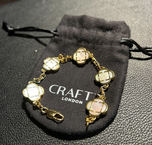Craftd 18k gold mop - craftd, clover