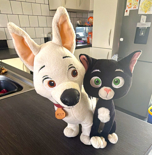Disney bolt mittens plush - bolt,