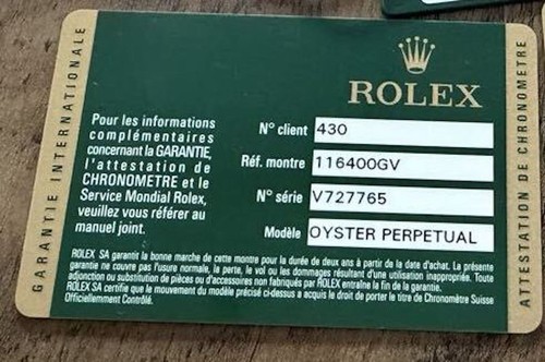Genuine rolex 116400gv watch - rolex,