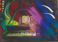 Large Rare 'Rhapsody' by Simon