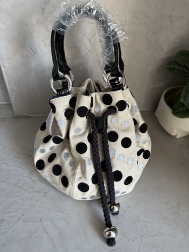 Lulu guinness canvas polkadot - canvas,