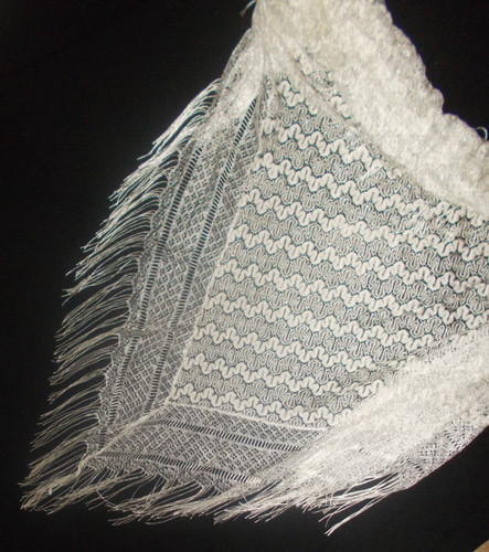 Vintage lace fringed - lace,