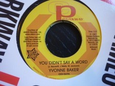 yvonne baker you didnt say a word parkway uk reissue northern soul soul 45