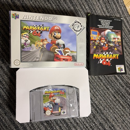 Nintendo n64 boxed - mario, kart