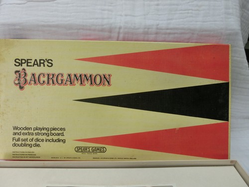 Vintage backgammon board - vintage, game