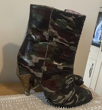 Irregular Choice boots Camo