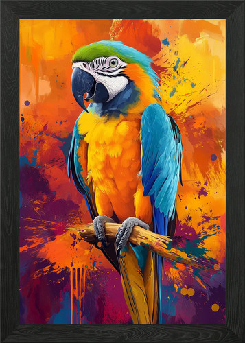 Beautiful parrot painting - beautiful,