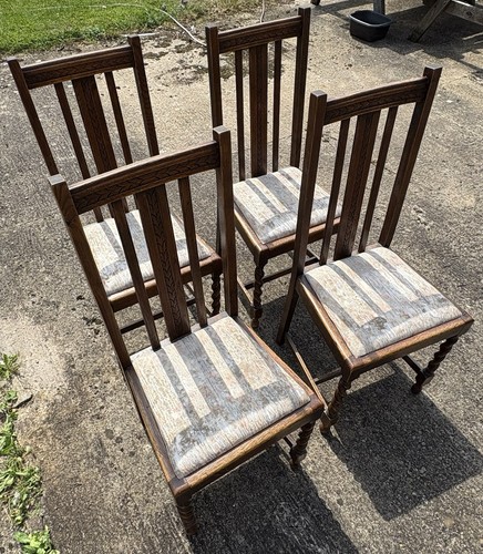 High back 1950 - oak, barley