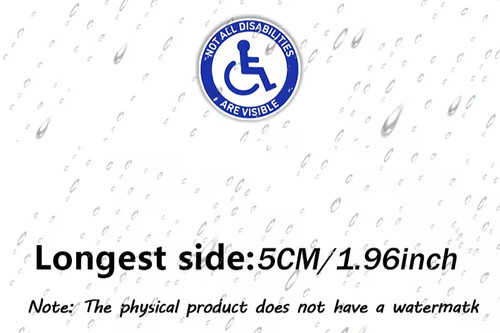 One not all disabilities - not, are