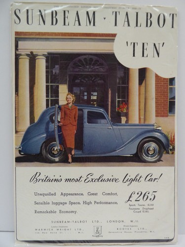 Sunbeam talbot car advert - sunbeam,