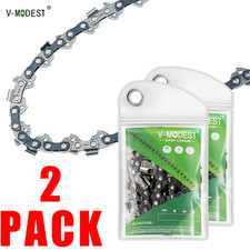 2PACK 12" Chainsaw Chains For Stihl KM-HT KOMBI 3/8"LP .043" 1.1mm 44DL