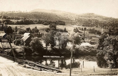 North thetford vermont rppc - thetford, vt