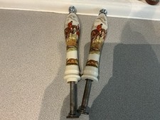 2 X Vintage Ceramic Beer Pump