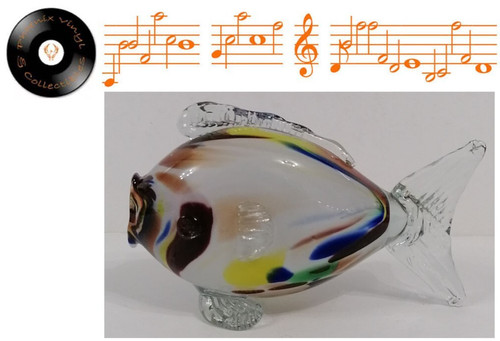 Vintage murano glass fish - vintage,