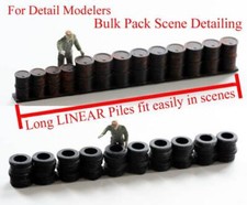 N Scale Detail OIL DRUMS and