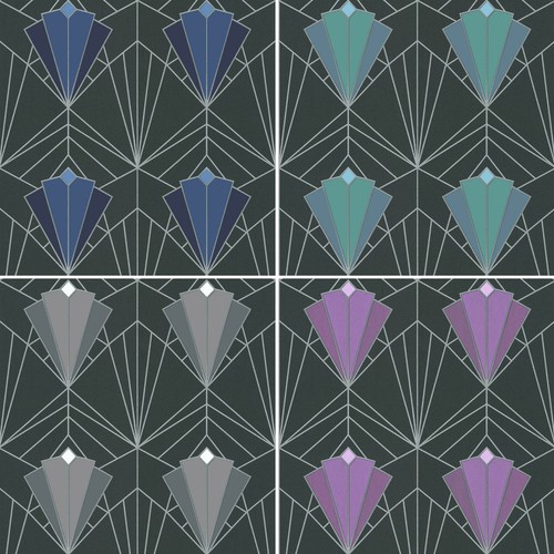 Isadora silver gold wallpaper - isadora,