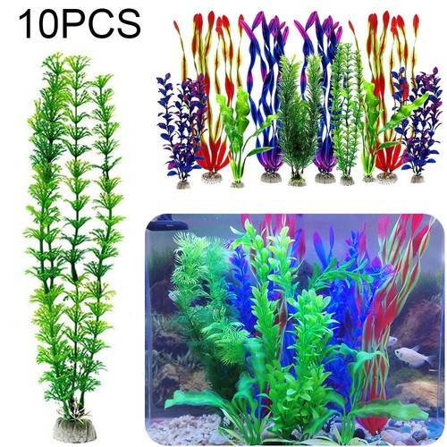 10pcs set artificial aquatic - 10pcs/set,