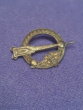 Vintage Irish Celtic Tara Brooch Patrick Archer Style Tested Sterling Silver Pin