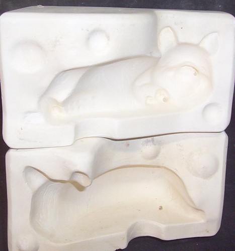 Ceramic mold molds laying pig - ceramic,