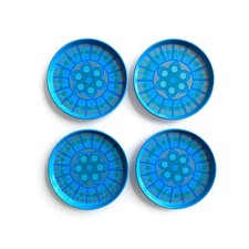 Set Of 4 Worcester Ware Metal