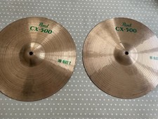 Pearl CX 500 Hi Hat Cymbals 14 Inch Great Condition