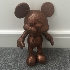 Disney Store Mickey Mouse Bronze 10" Kids Soft Plush Toy 