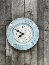 Vintage style tin clock by