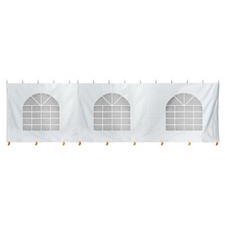 7x30 Window Block Out Sidewall Canopy Event Tent Wedding Party Vinyl Panel Used
