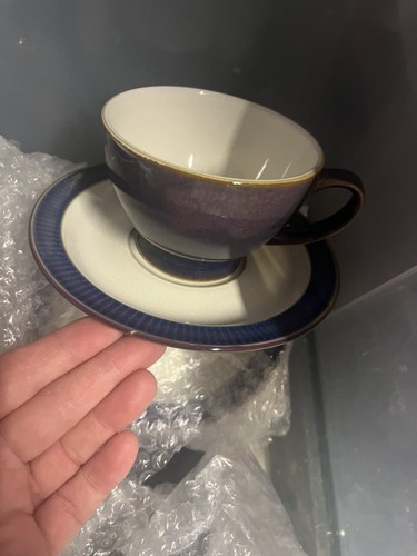 Denby storm tea cup saucer - denby,