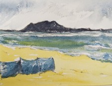 Original  Watercolour, 'Beach