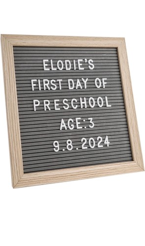 Changeable felt letter board - changeable,
