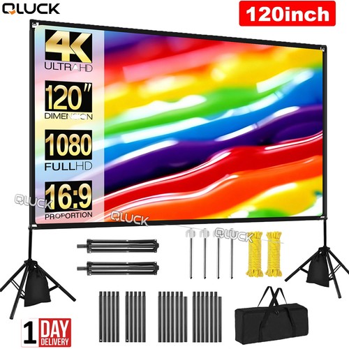 120 projector screen tripod - screen,