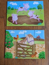 2 x Farm yard kids' jigsaw