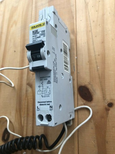 Square kqe132c03 rcbo amp - d,