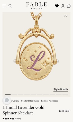 Fable england initial - initial, ‘l’