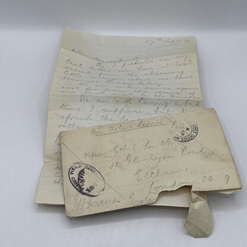 Ww1 1917 handwritten - handwritten, letter