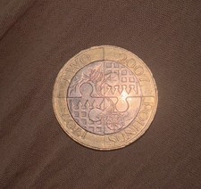 Rare 1707-2007 2 Pound Coin