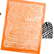 Cheesecloth Silkscreen Stencil