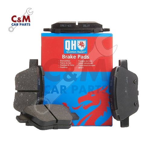 Rear brake pad set - rear, fits